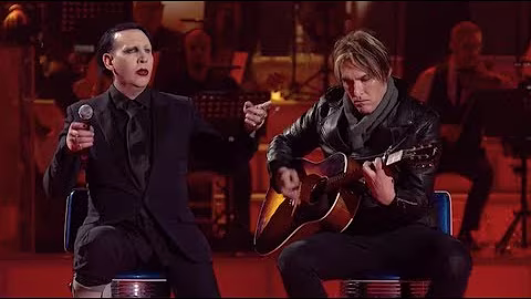 Crowd at a Marilyn Manson show